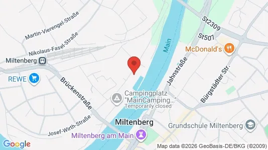 Apartments for rent i Miltenberg - kort over placeringen