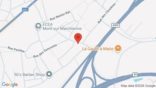 Apartments for rent i Charleroi - kort over placeringen