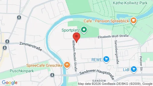 Apartments for rent i Cottbus - kort over placeringen