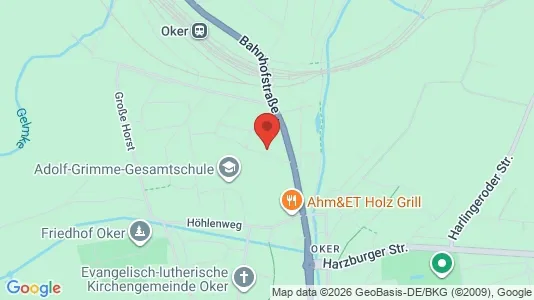 Apartments for rent i Goslar - kort over placeringen