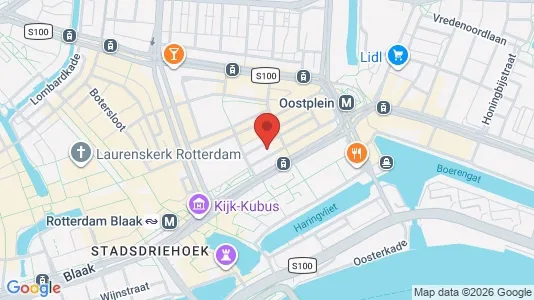 Apartments for rent i Rotterdam Centrum - kort over placeringen