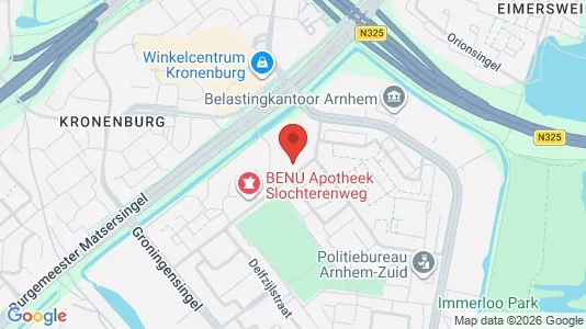 Rooms for rent i Arnhem - kort over placeringen