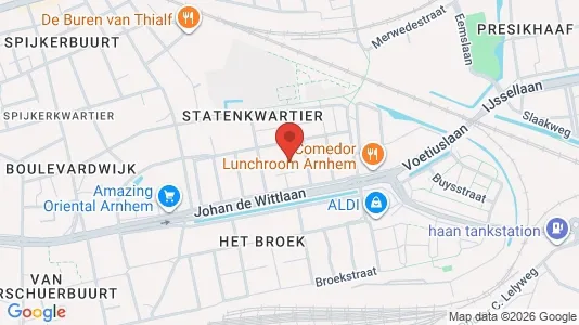 Apartments for rent i Arnhem - kort over placeringen