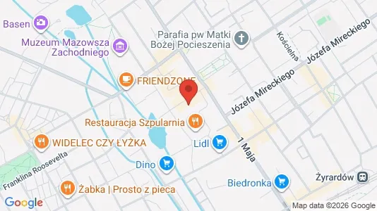 Apartments for rent i Żyrardowski - kort over placeringen