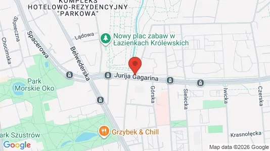 Apartments for rent i Warszawa Mokotów - kort over placeringen