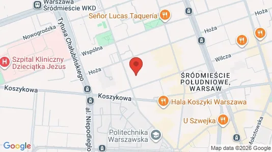 Apartments for rent i Warszawa Śródmieście - kort over placeringen