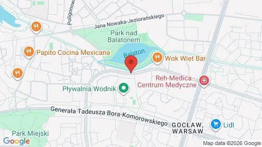 Apartments for rent i Warszawa Praga-Południe - kort over placeringen