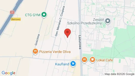 Apartments for rent i Warszawa Bemowo - kort over placeringen