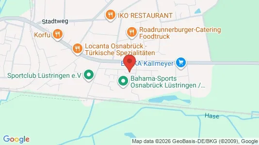 Apartments for rent i Osnabrück - kort over placeringen