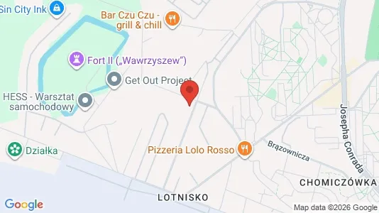 Apartments for rent i Warszawa Bielany - kort over placeringen