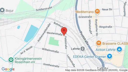 Apartments for rent i Hannover - kort over placeringen