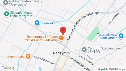 Apartments for rent i Wołomiński - kort over placeringen