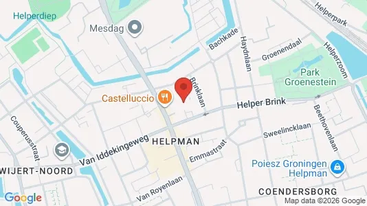 Apartments for rent i Groningen - kort over placeringen