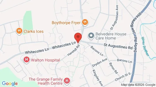 Apartments for rent i Chesterfield - Derbyshire - kort over placeringen