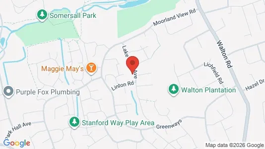 Apartments for rent i Chesterfield - Derbyshire - kort over placeringen