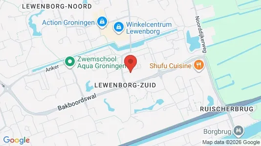 Apartments for rent i Groningen - kort over placeringen