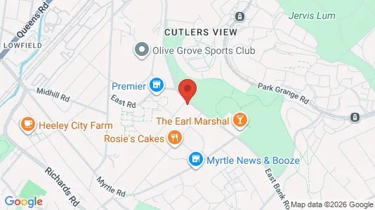 Apartments for rent i Sheffield - South Yorkshire - kort over placeringen