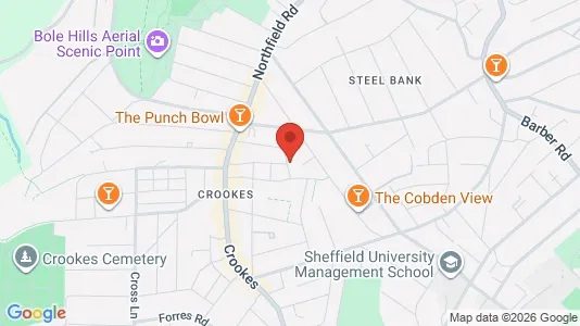 Apartments for rent i Sheffield - South Yorkshire - kort over placeringen