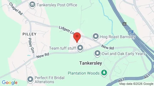 Apartments for rent i Barnsley - South Yorkshire - kort over placeringen