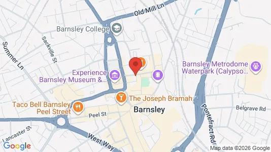 Apartments for rent i Barnsley - South Yorkshire - kort over placeringen