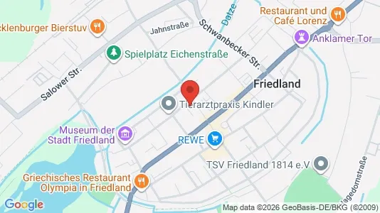 Apartments for rent i Mecklenburgische Seenplatte - kort over placeringen