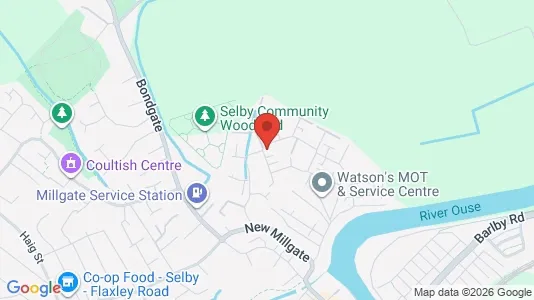 Apartments for rent i Selby - North Yorkshire - kort over placeringen