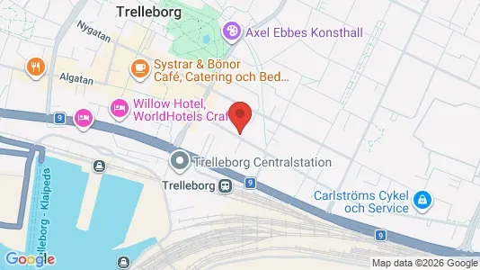 Apartments for rent i Trelleborg - kort over placeringen