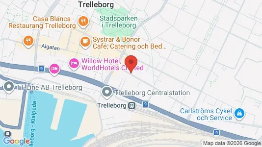 Apartments for rent i Trelleborg - kort over placeringen