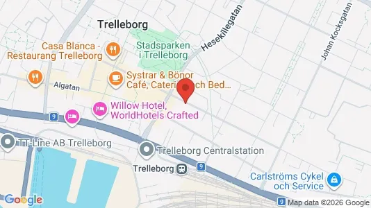 Apartments for rent i Trelleborg - kort over placeringen