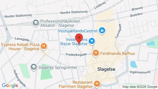 Apartments for rent i Slagelse - kort over placeringen