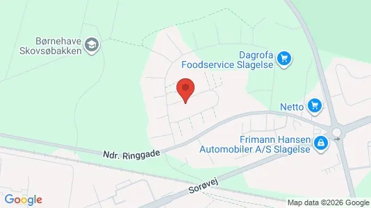 Apartments for rent i Slagelse - kort over placeringen