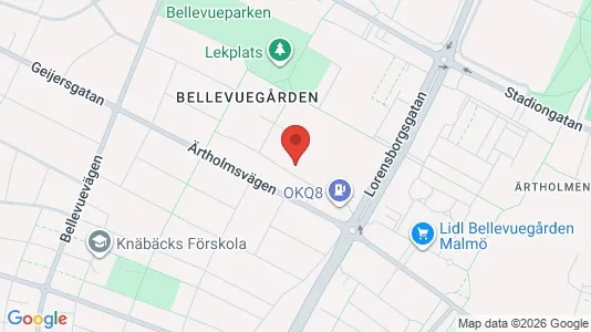 Apartments for rent i Malmö City - kort over placeringen
