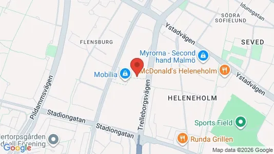 Apartments for rent i Malmö City - kort over placeringen