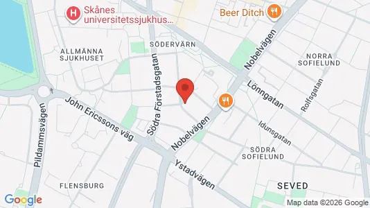 Apartments for rent i Malmö City - kort over placeringen