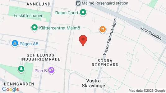 Apartments for rent i Rosengård - kort over placeringen
