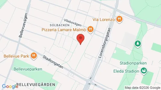 Apartments for rent i Malmö City - kort over placeringen