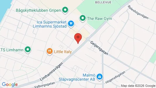 Apartments for rent i Limhamn/Bunkeflo - kort over placeringen