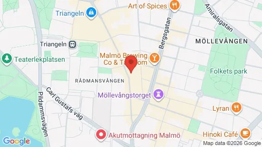 Apartments for rent i Sofielund - kort over placeringen