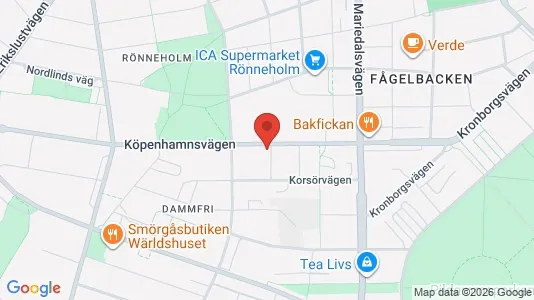 Apartments for rent i Malmö City - kort over placeringen