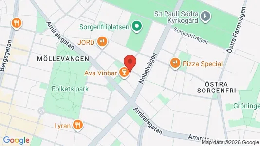 Apartments for rent i Malmö City - kort over placeringen