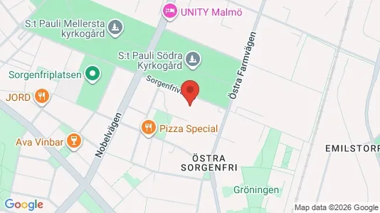 Apartments for rent i Malmö City - kort over placeringen