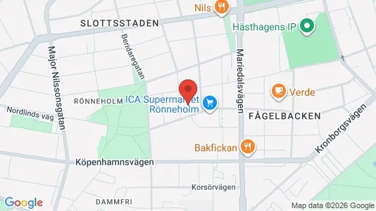 Apartments for rent i Malmö City - kort over placeringen