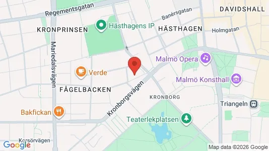Apartments for rent i Malmö City - kort over placeringen