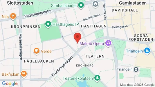 Apartments for rent i Malmö City - kort over placeringen