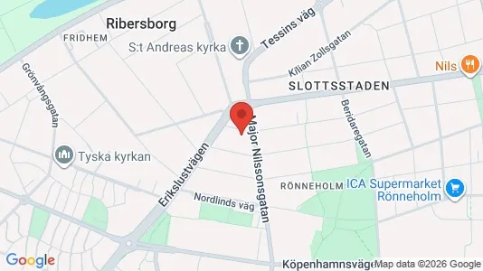 Apartments for rent i Malmö City - kort over placeringen