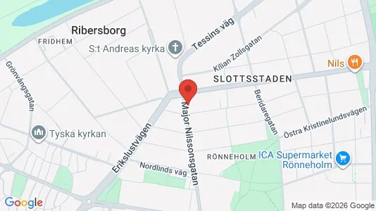 Apartments for rent i Malmö City - kort over placeringen