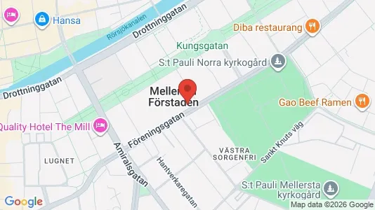 Apartments for rent i Malmö City - kort over placeringen