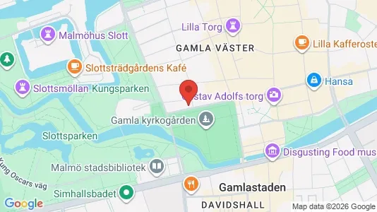 Apartments for rent i Malmö City - kort over placeringen