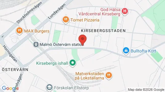Apartments for rent i Kirseberg - kort over placeringen