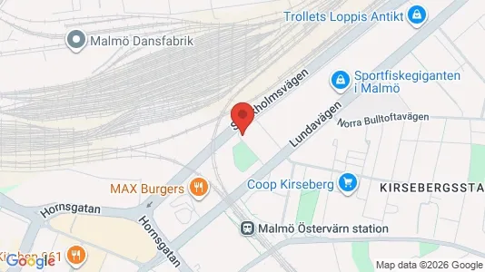 Apartments for rent i Kirseberg - kort over placeringen